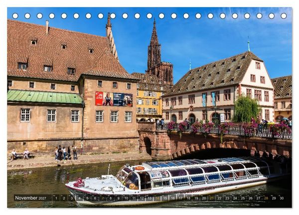 Produktbild: Stra&szlig;burg - ein fotografischer Streifzug (Tischkalender 2027 DIN A5 quer), CALVENDO Monatskalender