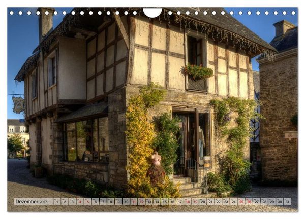 Produktbild: Rochefort-en-Terre, das Reiseziel in der Bretagne (Wandkalender 2027 DIN A4 quer), CALVENDO Monatskalender