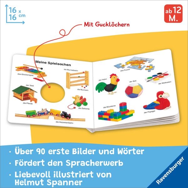Produktbild: Erste Bilder - Erste W&ouml;rter: Mein Gucklochbuch