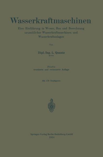 Produktbild: Wasserkraftmaschinen