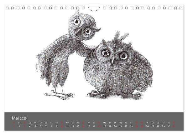 Produktbild: TIERONISCH (Wandkalender 2026 DIN A4 quer), CALVENDO Monatskalender
