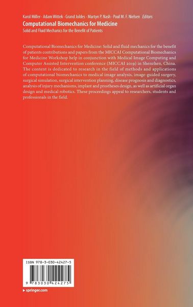 Produktbild: Computational Biomechanics for Medicine