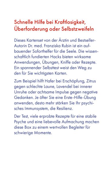 Produktbild: Die Erste-Hilfe-Box f&uuml;r die Seele