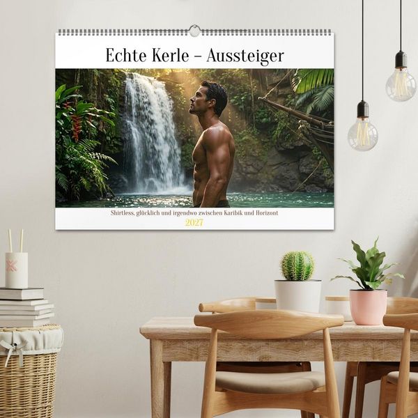 Produktbild: Echte Kerle &ndash; Aussteiger (Wandkalender 2027 DIN A2 quer), CALVENDO Monatskalender