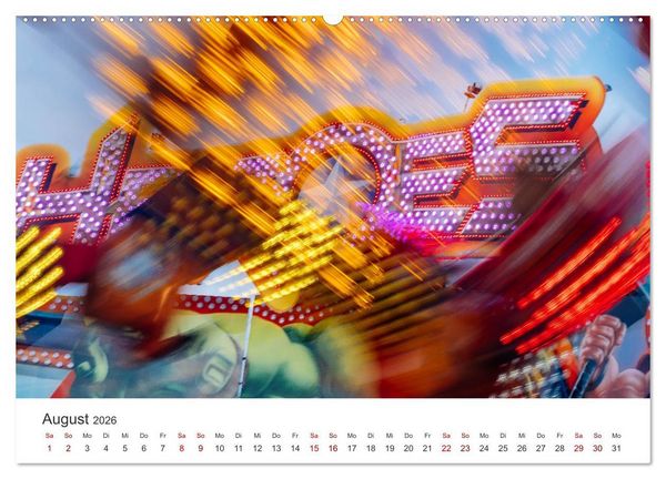 Produktbild: Lightpainting - Malen mit Licht und Zeit (Wandkalender 2026 DIN A2 quer), CALVENDO Monatskalender