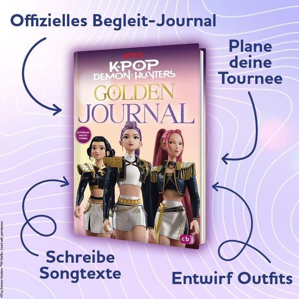 Produktbild: KPop Demon Hunters - Golden Journal