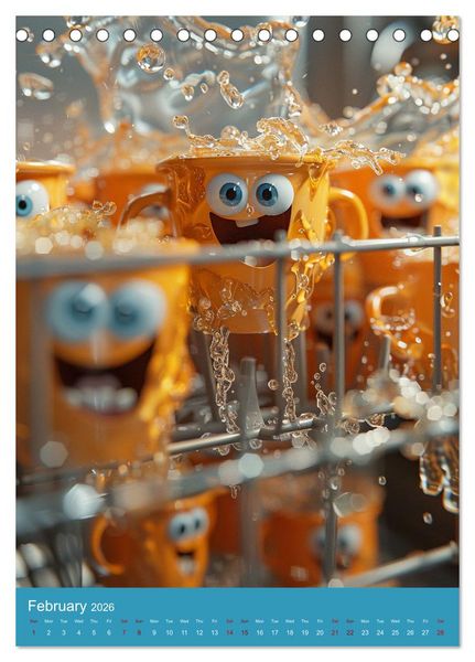 Produktbild: A Lot of Fun at home (Desk Calendar 2026 DIN A5 portrait), CALVENDO 12 Month DeskCalendar