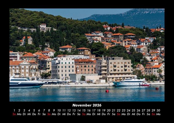 Produktbild: Kroatien 2026 Fotokalender DIN A3