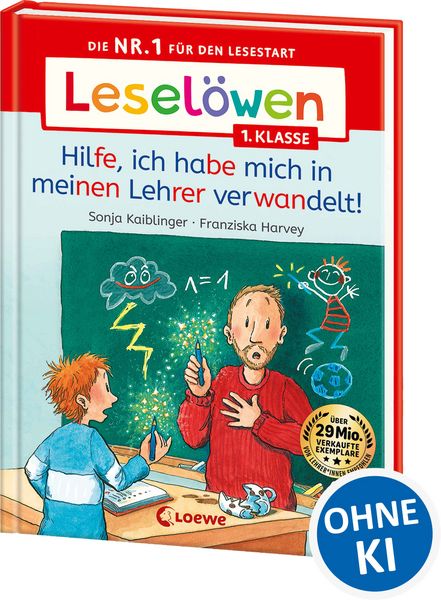 Produktbild: Lesel&ouml;wen 1. Klasse - Hilfe, ich habe mich in meinen Lehrer verwandelt!