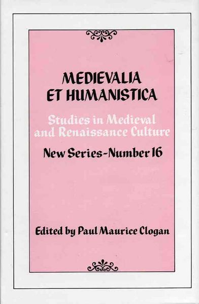 Produktbild: Medievalia Et Humanistica No 1