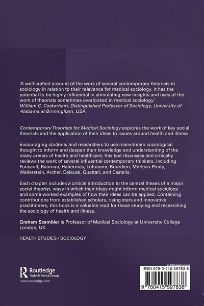 Produktbild: Contemporary Theorists for Medical Sociology