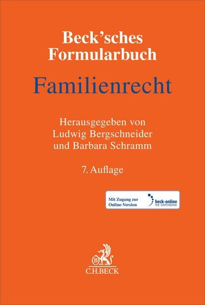Produktbild: Beck'sches Formularbuch Familienrecht