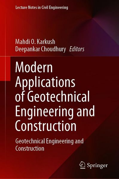 Produktbild: Modern Applications of Geotechnical Engineering and Construction