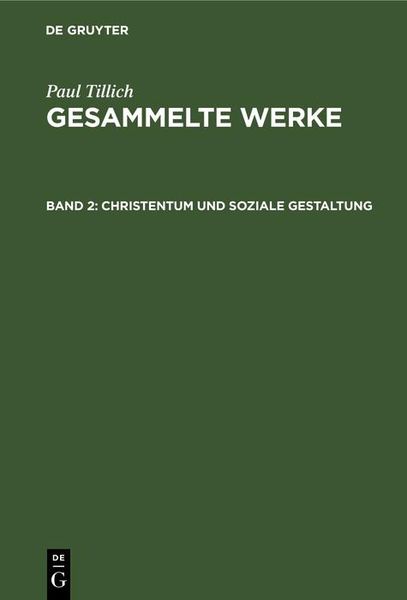 Produktbild: Christentum und soziale Gestaltung