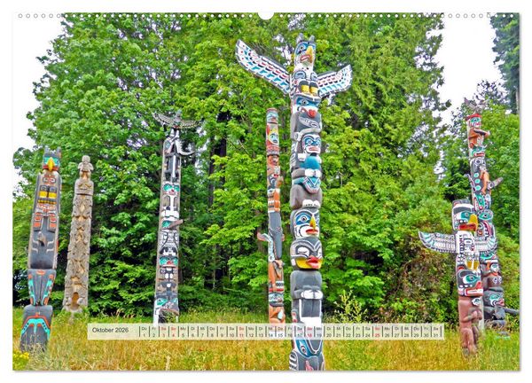 Produktbild: Vancouver Kanada 2026 (Wandkalender 2026 DIN A2 quer), CALVENDO Monatskalender