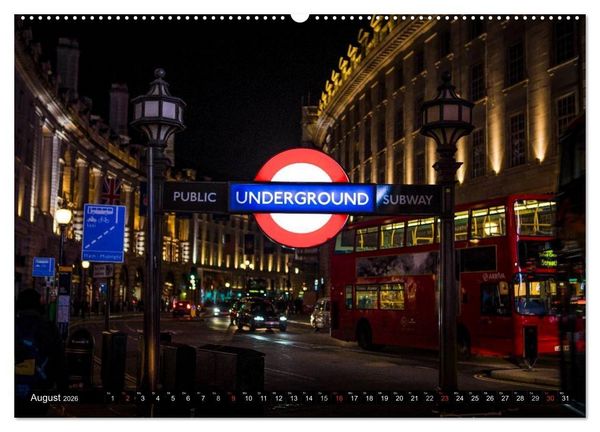 Produktbild: Wundervolles London (hochwertiger Premium Wandkalender 2026 DIN A2 quer), Kunstdruck in Hochglanz