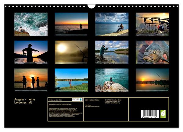 Produktbild: Angeln - meine Leidenschaft (Wandkalender 2026 DIN A3 quer), CALVENDO Monatskalender