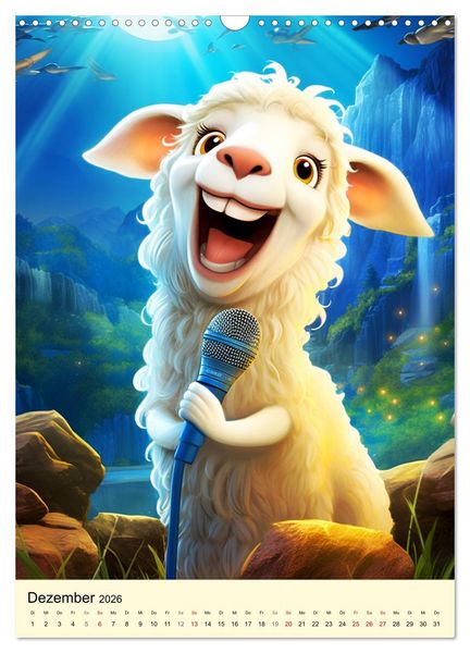Produktbild: Bauernhof. Tierischer Humor auf dem Land (Wandkalender 2026 DIN A3 hoch), CALVENDO Monatskalender