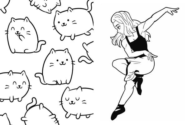 Produktbild: Extra dickes Manga-Malbuch mit Stickern zum Kreativsein und Entspannen f&uuml;r alle Manga-Fans!