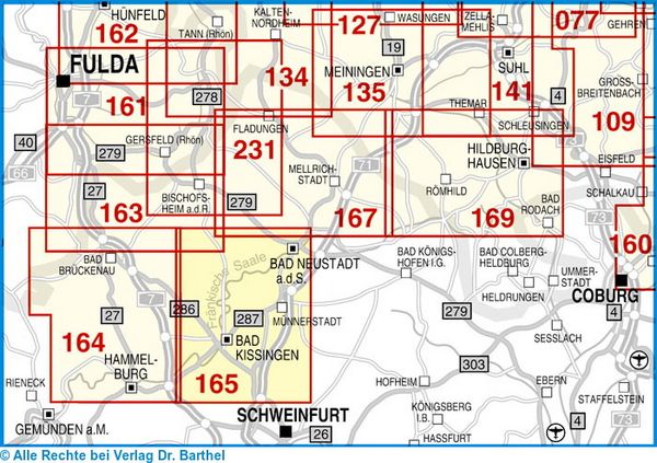Produktbild: Wander- und Radwanderkarte Bayerische Rh&ouml;n, Bad Kissingen, Bad Neustadt a.d.S. und Umgebung