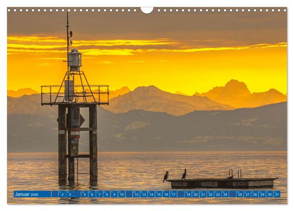 Produktbild: Drei L&auml;nder ein See - Bodensee (Wandkalender 2026 DIN A3 quer), CALVENDO Monatskalender