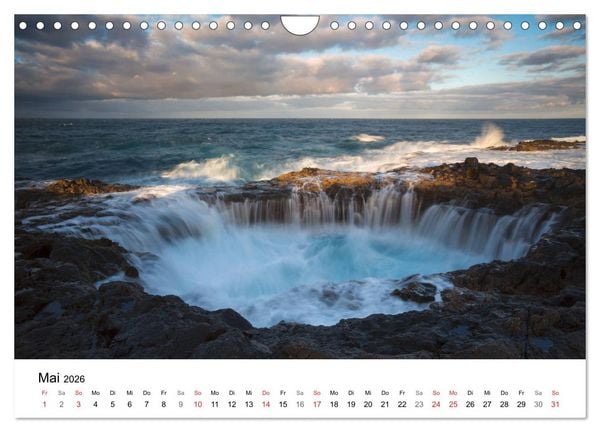 Produktbild: K&uuml;sten - Kunst der Meere (Wandkalender 2026 DIN A4 quer), CALVENDO Monatskalender