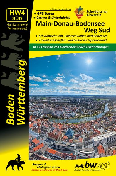 Produktbild: Main-Donau-Bodensee-Weg S&uuml;d HW4 S&uuml;d - Schw&auml;bische Alb, Oberschwaben und Bodensee: Traumlandschaften und Kultur im Alpenvorland