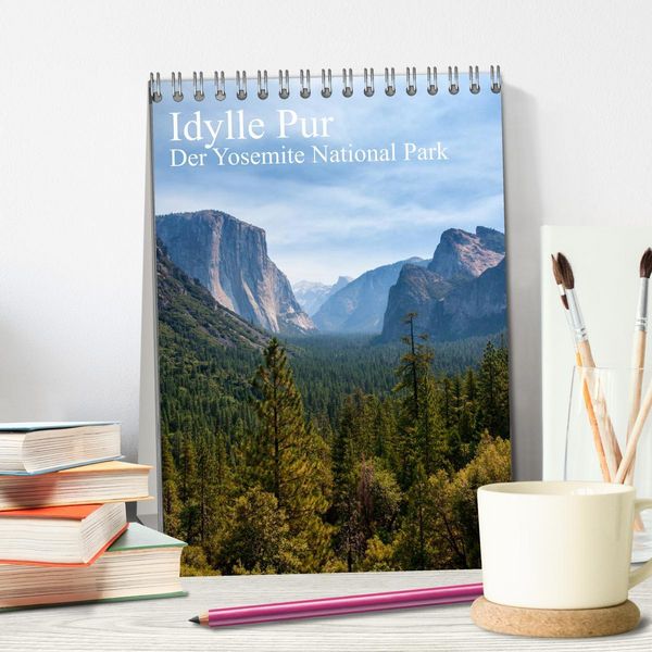 Produktbild: Idylle Pur - Der Yosemite National Park (Tischkalender 2026 DIN A5 hoch), CALVENDO Monatskalender