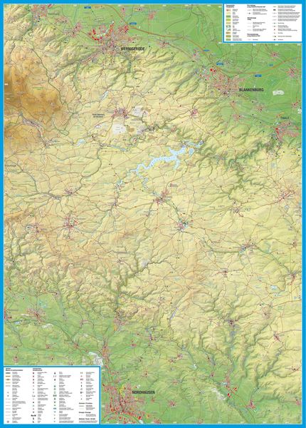 Produktbild: Markgraf, A: Wanderkarte Der Mittlere Harz 1:50.000