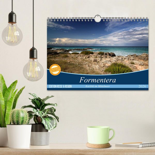 Produktbild: Formentera - Karibik im Mittelmeer (Wandkalender 2026 DIN A4 quer), CALVENDO Monatskalender