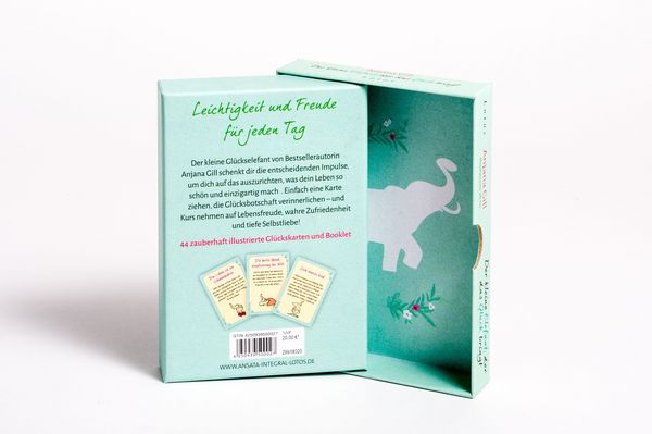 Produktbild: Der kleine Elefant, der das Gl&uuml;ck bringt &ndash; Das Kartenset