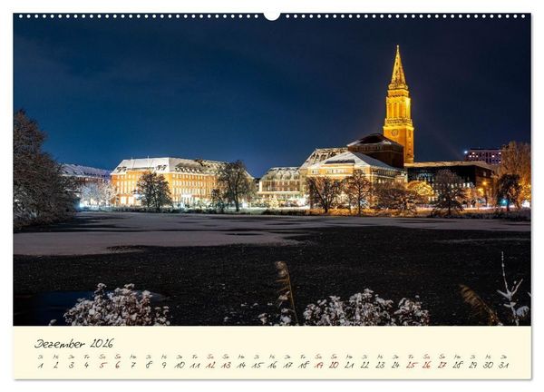 Produktbild: Kiel &ndash; Maritimes Flair im Wandel der Jahreszeiten (hochwertiger Premium Wandkalender 2026 DIN A2 quer), Kunstdruck in Hochglanz
