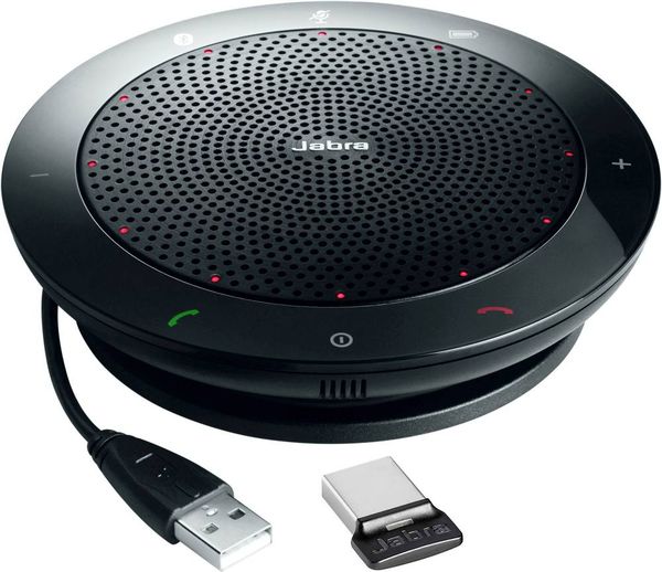 Jabra Speak 510+ UC (inkl. Link 370 Mini USB Adapter) Konferenzlautsprecher Bluetooth , USB-A (USB 2.0) Schwarz