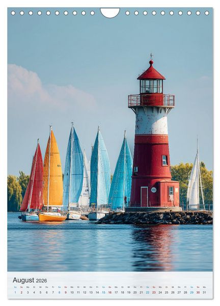 Produktbild: Leuchtturm-Fan (Wandkalender 2026 DIN A4 hoch), CALVENDO Monatskalender