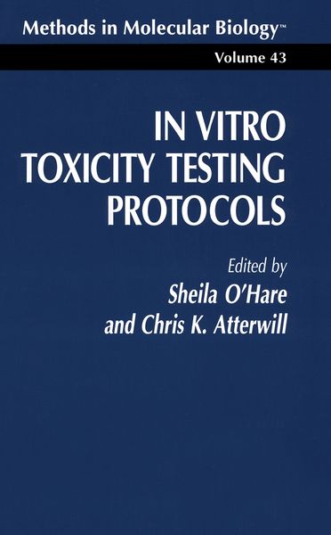 Produktbild: In Vitro Toxicity Testing Protocols