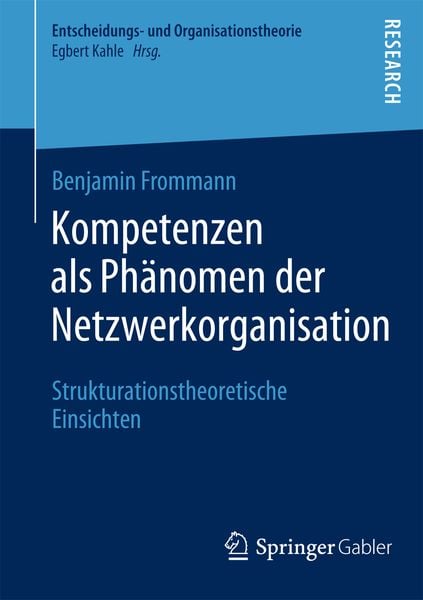 Produktbild: Kompetenzen als Ph&auml;nomen der Netzwerkorganisation
