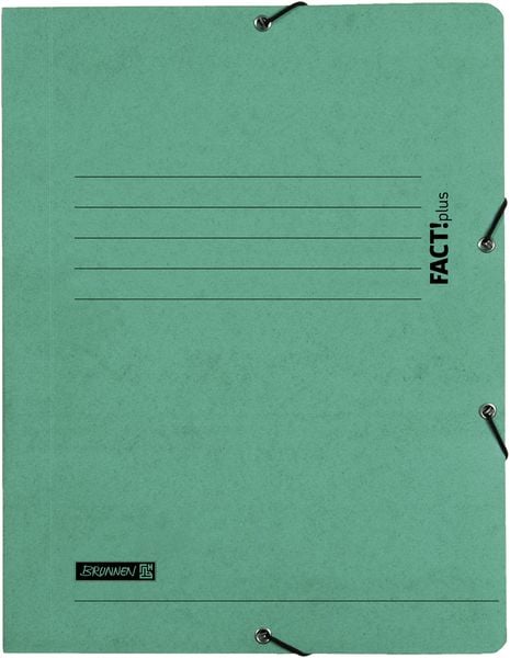 Produktbild: Brunnen Sammelmappe FACT! gr&uuml;n Gummizug
