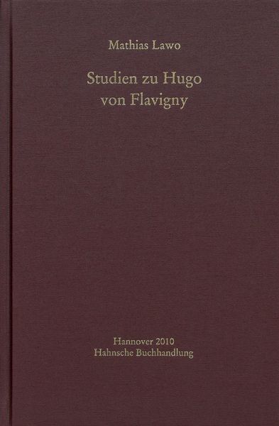 Produktbild: Studien zu Hugo von Flavigny