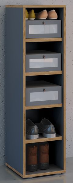 Produktbild: Holz Regal Schuhschrank Schuhregal Salia B30