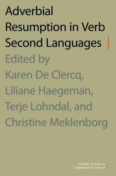 Produktbild: Adverbial Resumption in Verb Second Languages