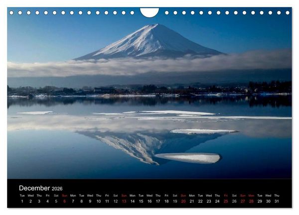 Produktbild: Mt. Fuji 2026 (Wall Calendar 2026 DIN A4 landscape), CALVENDO 12 Month Wall Calendar