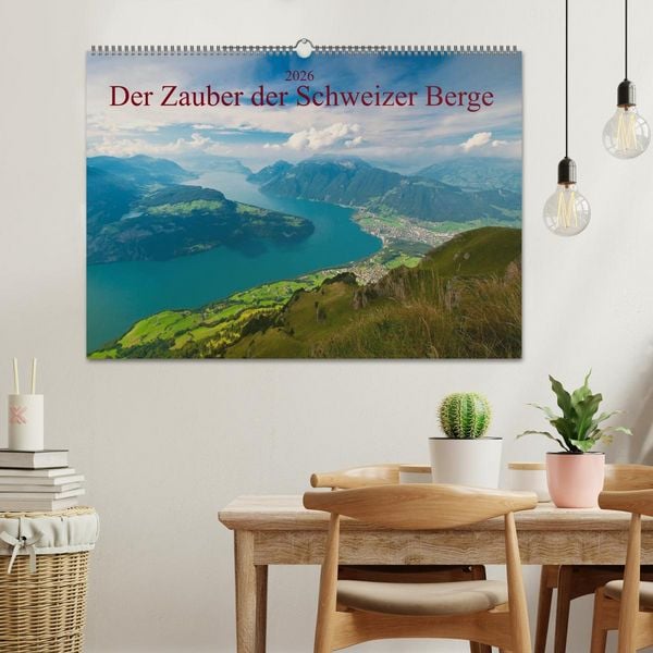 Produktbild: Der Zauber der Schweizer Berge (Wandkalender 2026 DIN A2 quer), CALVENDO Monatskalender