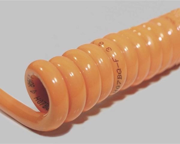 Produktbild: BKL Electronic 1506107 Spiralkabel H07BQ-F 800mm / 3200mm 3G 1.50mm&sup2; Orange 1St.