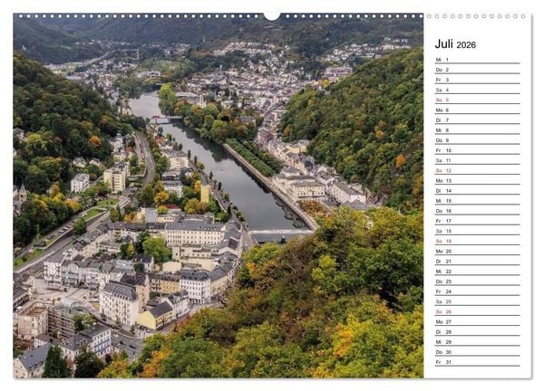 Produktbild: Die Lahn - Zauberhafte Orte rund um Limburg (hochwertiger Premium Wandkalender 2026 DIN A2 quer), Kunstdruck in Hochglanz