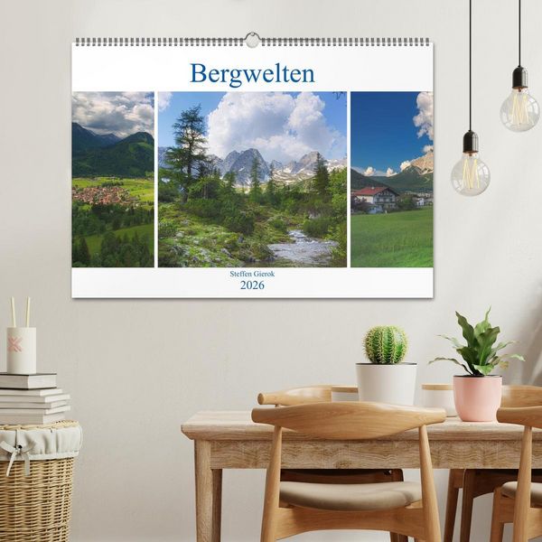 Produktbild: Bergwelten (Wandkalender 2026 DIN A2 quer), CALVENDO Monatskalender