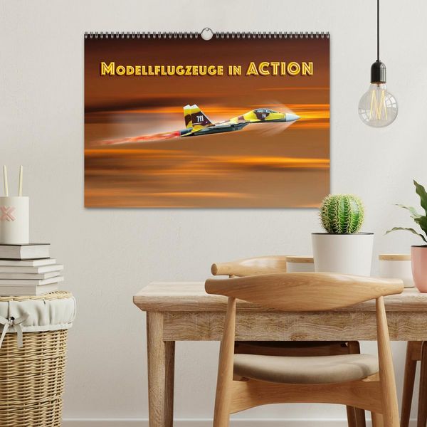 Produktbild: Modellflugzeuge in ACTION (Wandkalender 2026 DIN A3 quer), CALVENDO Monatskalender