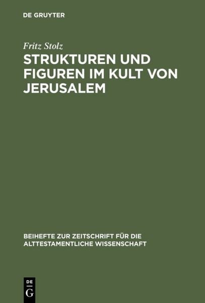 Produktbild: Strukturen und Figuren im Kult von Jerusalem