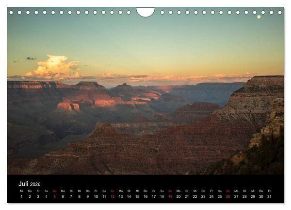 Produktbild: Faszination Grand Canyon / CH-Version (Wandkalender 2026 DIN A4 quer), CALVENDO Monatskalender