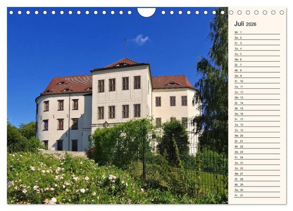 Produktbild: Schl&ouml;sser der Niederlausitz (Wandkalender 2026 DIN A4 quer), CALVENDO Monatskalender