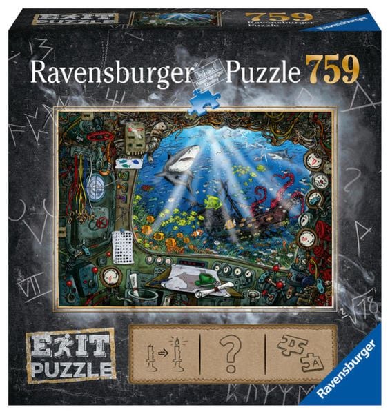 EXIT Puzzle Ravensburger Im U-Boot 759 Teile